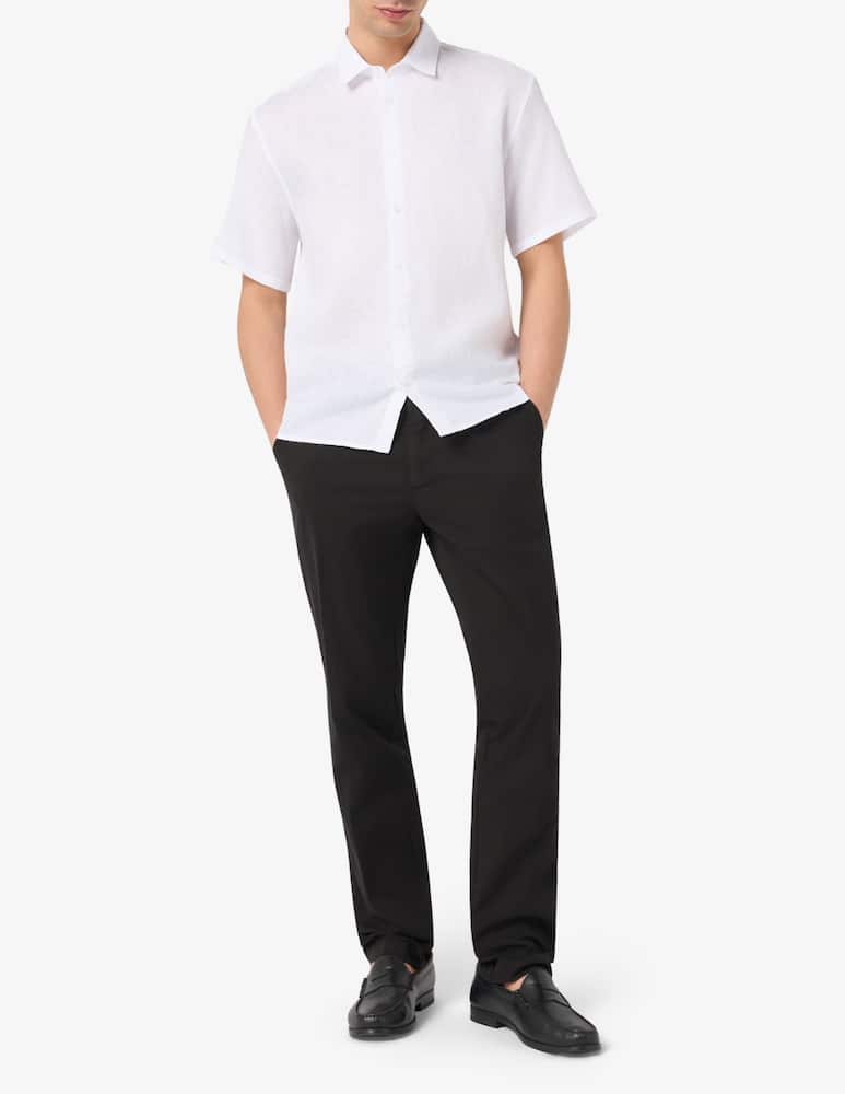 rinascente Trussardi Linen short sleeve shirt