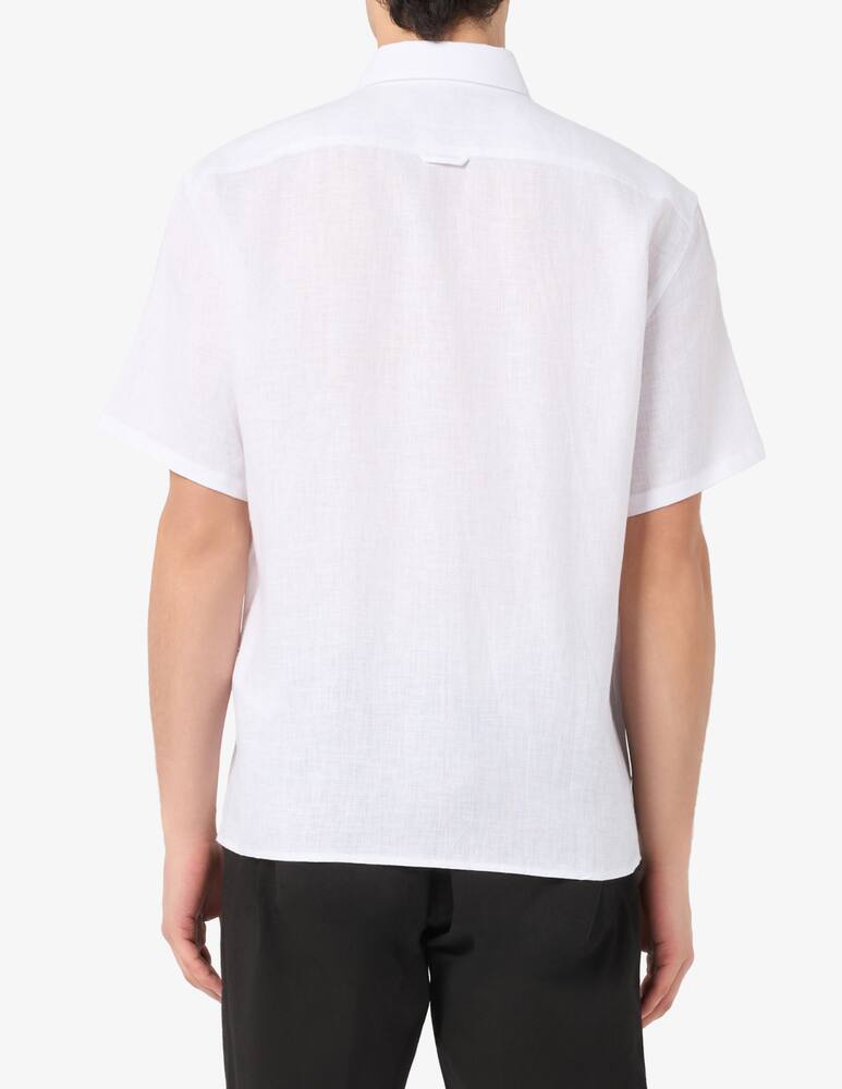 rinascente Trussardi Linen short sleeve shirt