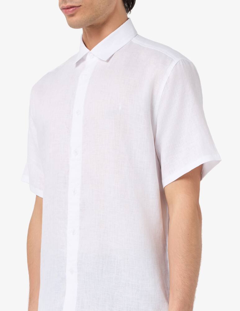 rinascente Trussardi Linen short sleeve shirt