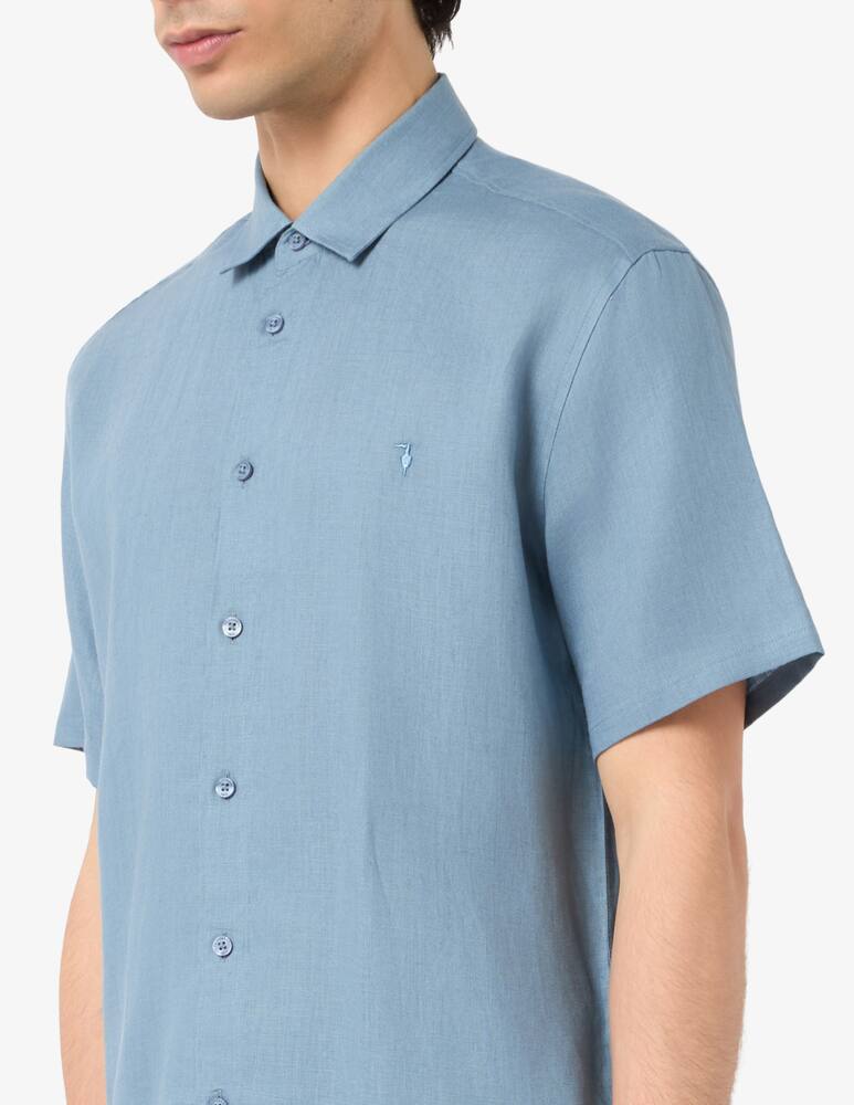 rinascente Trussardi Linen short sleeve shirt