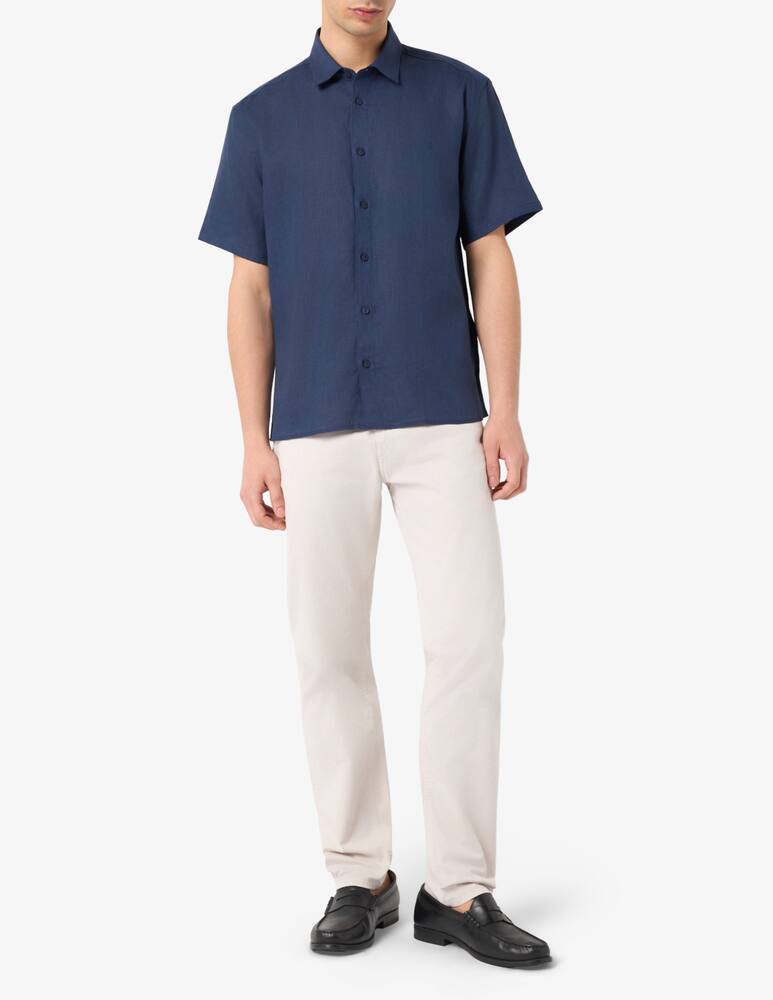 Trussardi Camicia in lino regular fit - immagine 2 Trussardi Camicia in lino regular fit - immagine 2