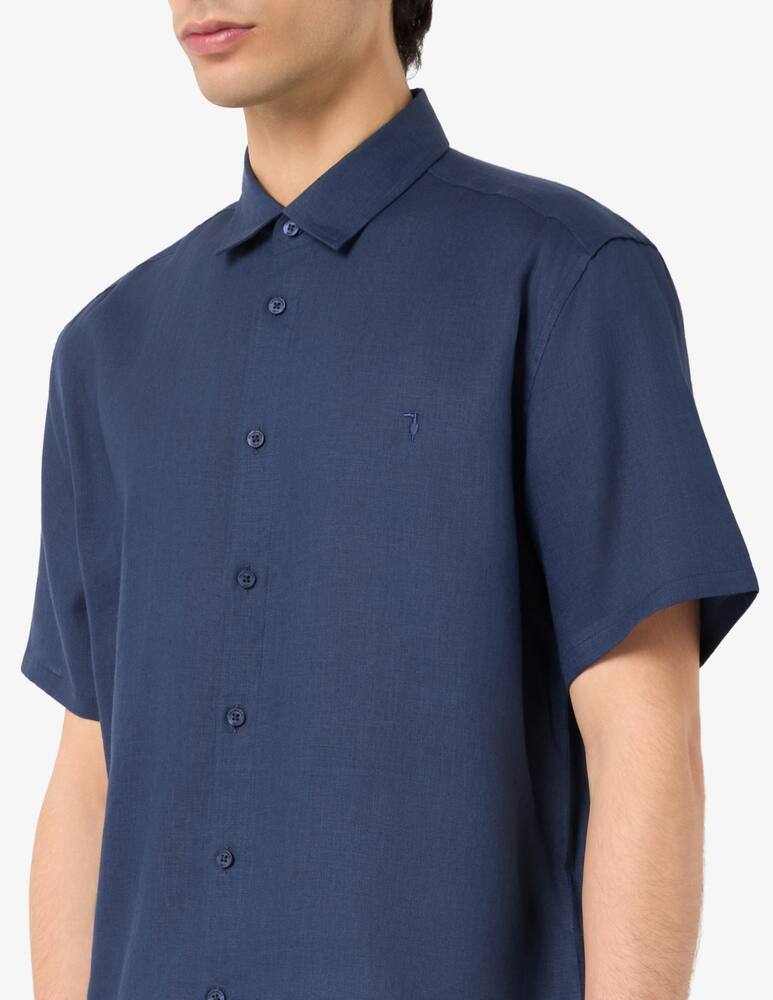 Trussardi Camicia in lino regular fit - immagine 4 Trussardi Camicia in lino regular fit - immagine 4
