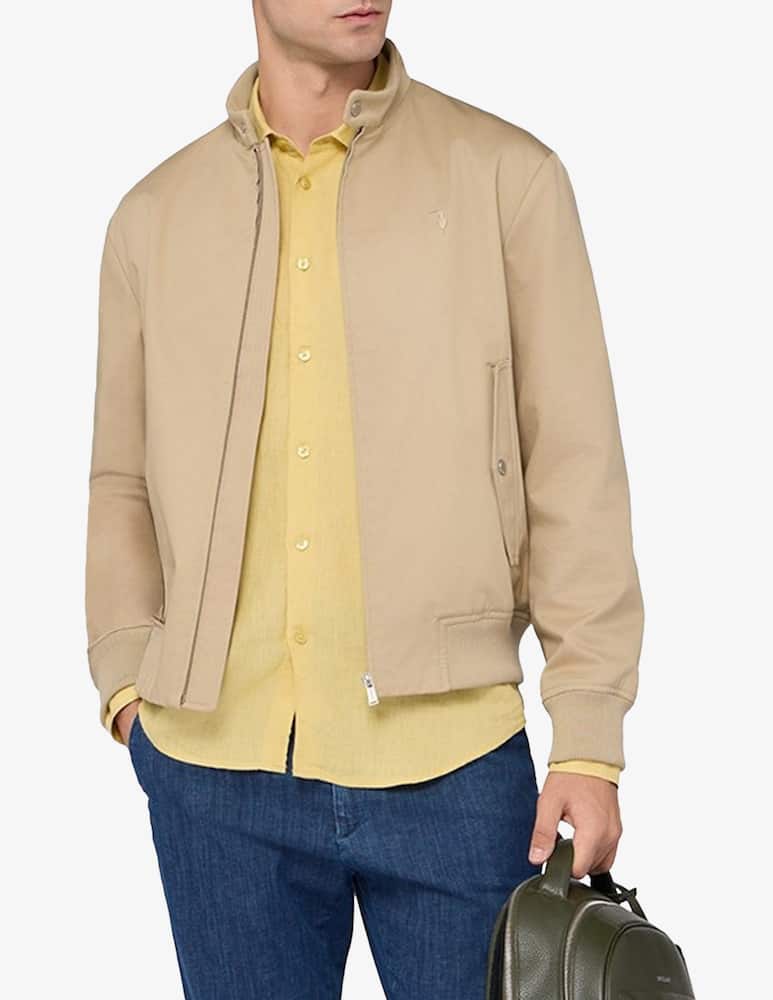 Trussardi Cotton gabardine bomber jacket - picture 1 Trussardi Cotton gabardine bomber jacket - picture 1