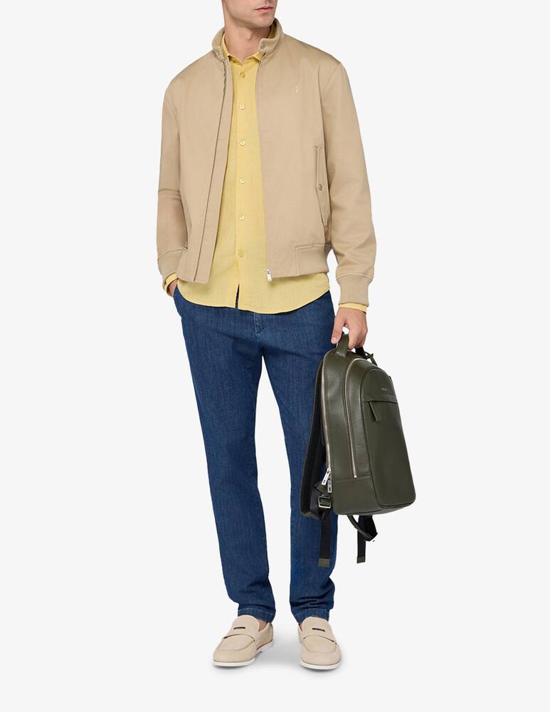 Trussardi Cotton gabardine bomber jacket - picture 2 Trussardi Cotton gabardine bomber jacket - picture 2