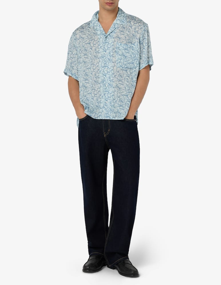 rinascente Trussardi Viscose bowling shirt