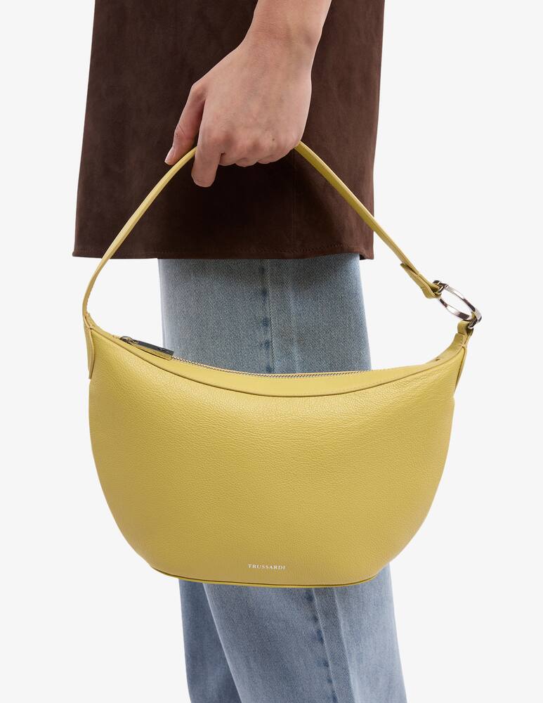 rinascente Trussardi Borsa hobo in pelle martellata