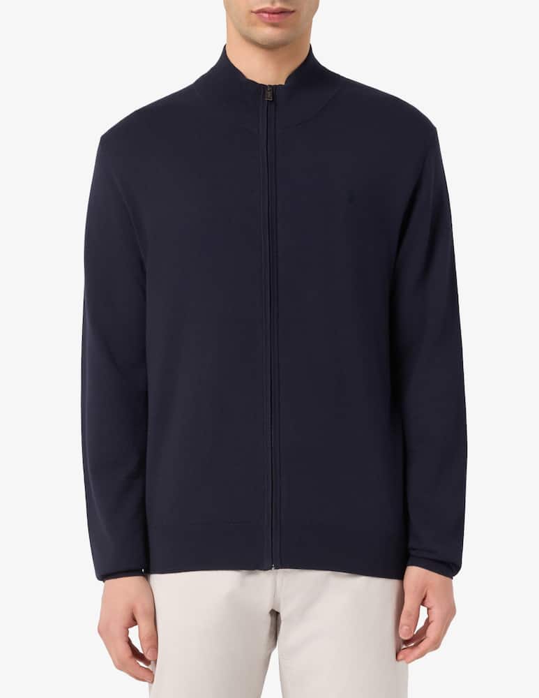 Trussardi Zip front viscose cardigan - picture 1 Trussardi Zip front viscose cardigan - picture 1