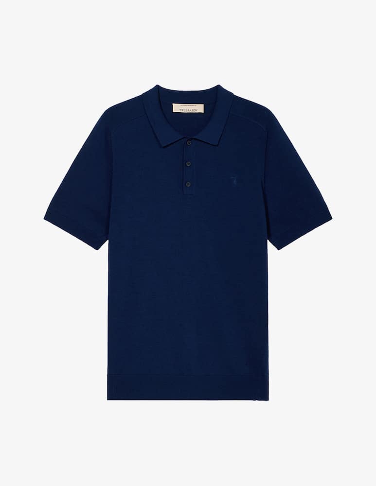 Trussardi Polo knit t-shirt - picture 1 Trussardi Polo knit t-shirt - picture 1