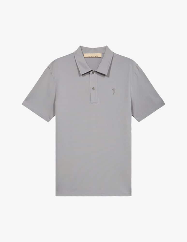 rinascente Trussardi Polo in technical piquet
