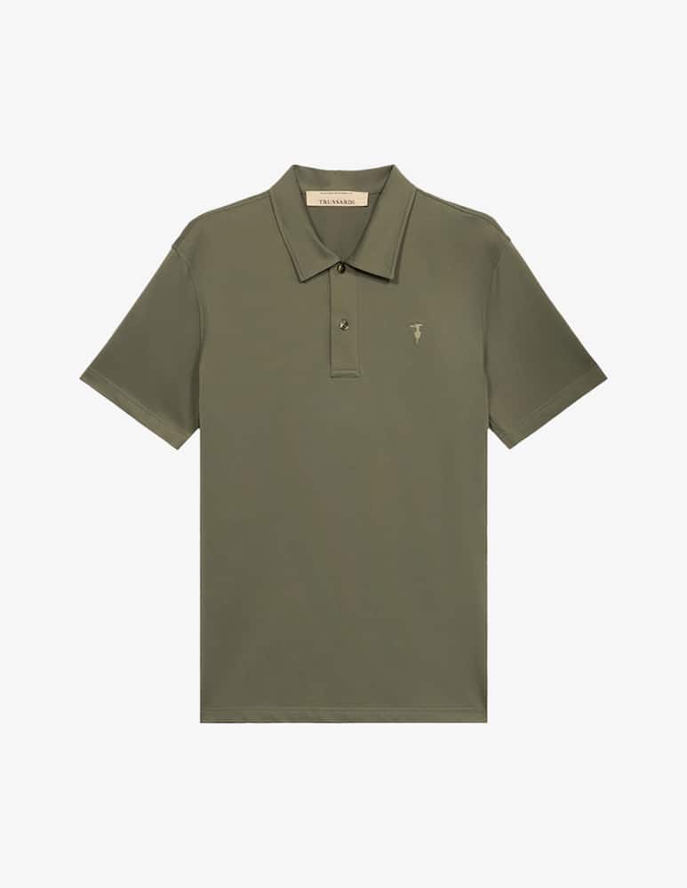rinascente Trussardi Technical piquet polo shirt