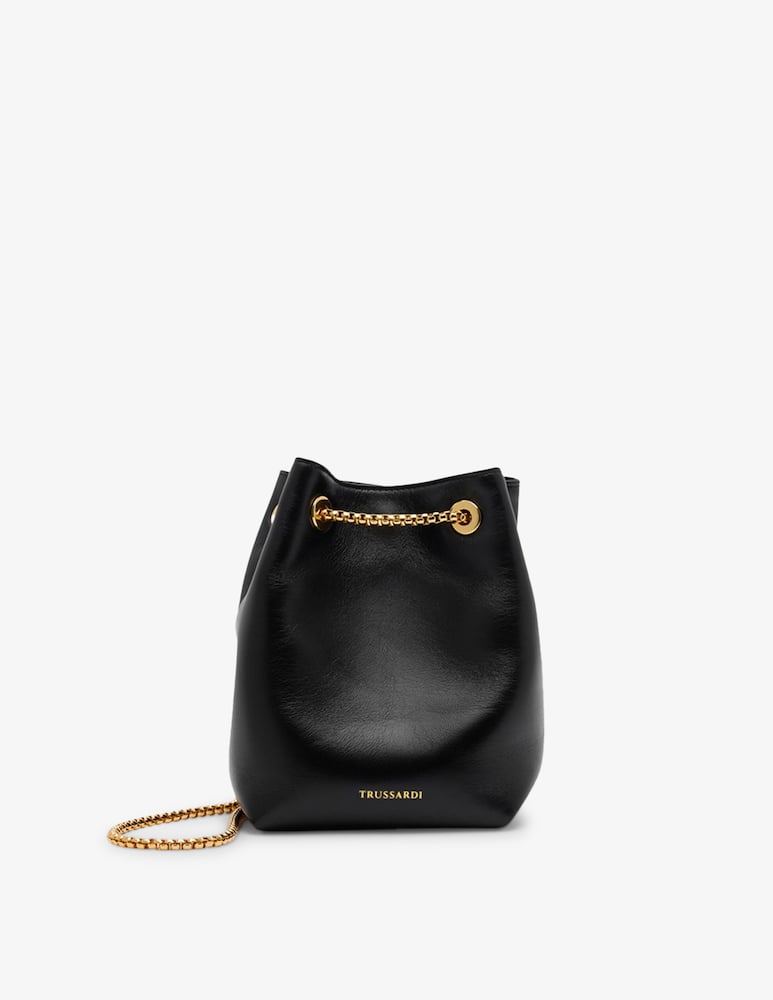 rinascente Trussardi Borsa bucket con catena Orbita