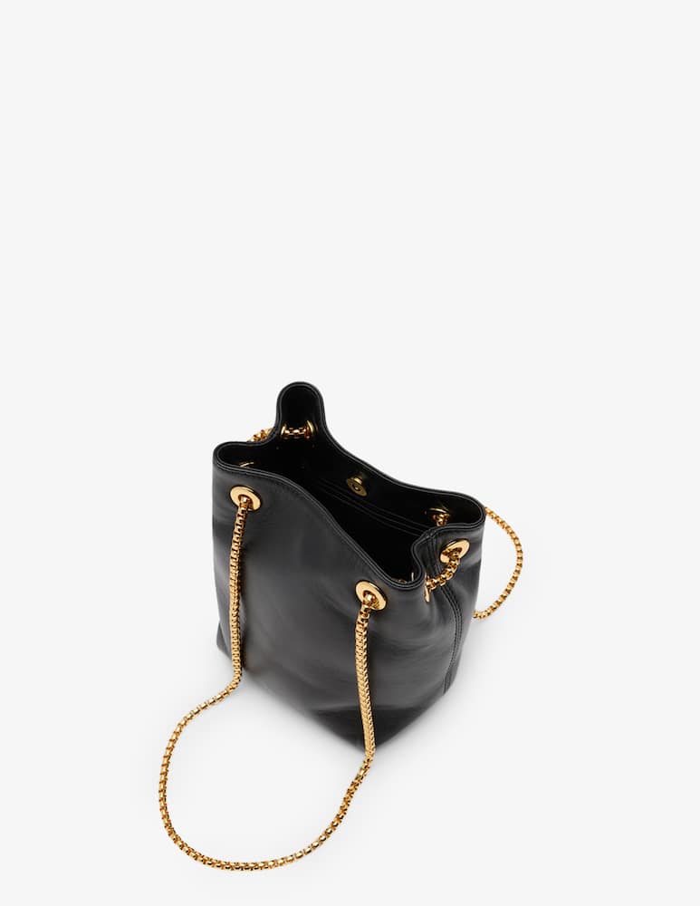 rinascente Trussardi Borsa bucket con catena Orbita