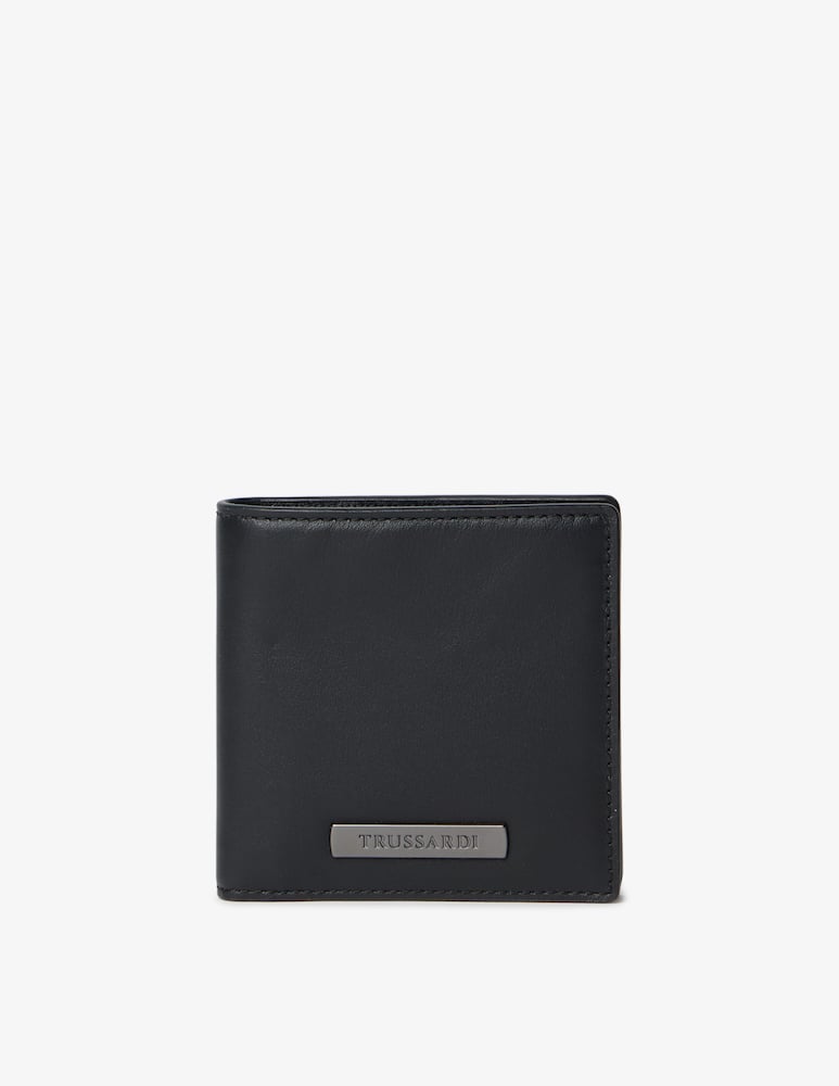 rinascente Trussardi Leather bifold wallet