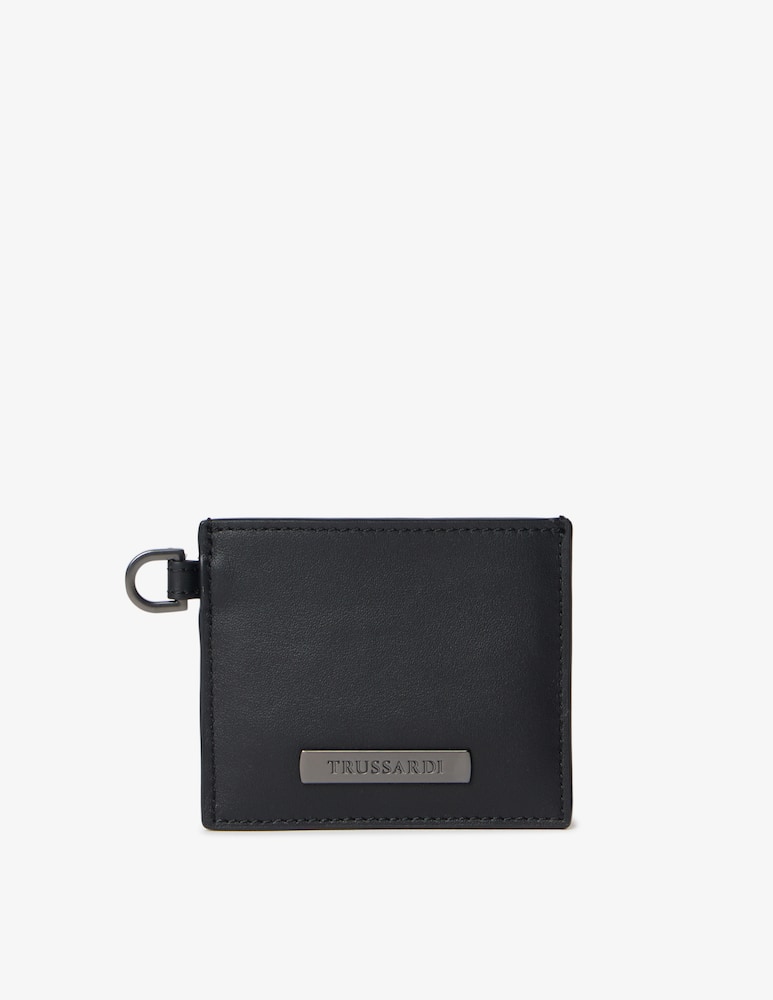 Trussardi Portacarte viaggio in pelle - immagine 1 Trussardi Portacarte viaggio in pelle - immagine 1