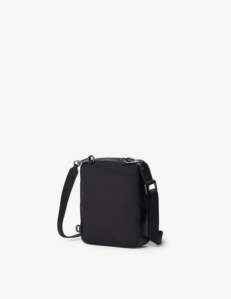 rinascente Trussardi Travel nylon leather reporter