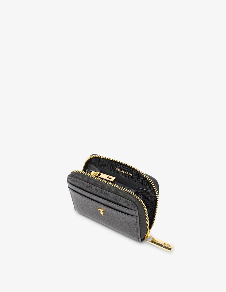 rinascente Trussardi Zip-around card holder wallet Cameo