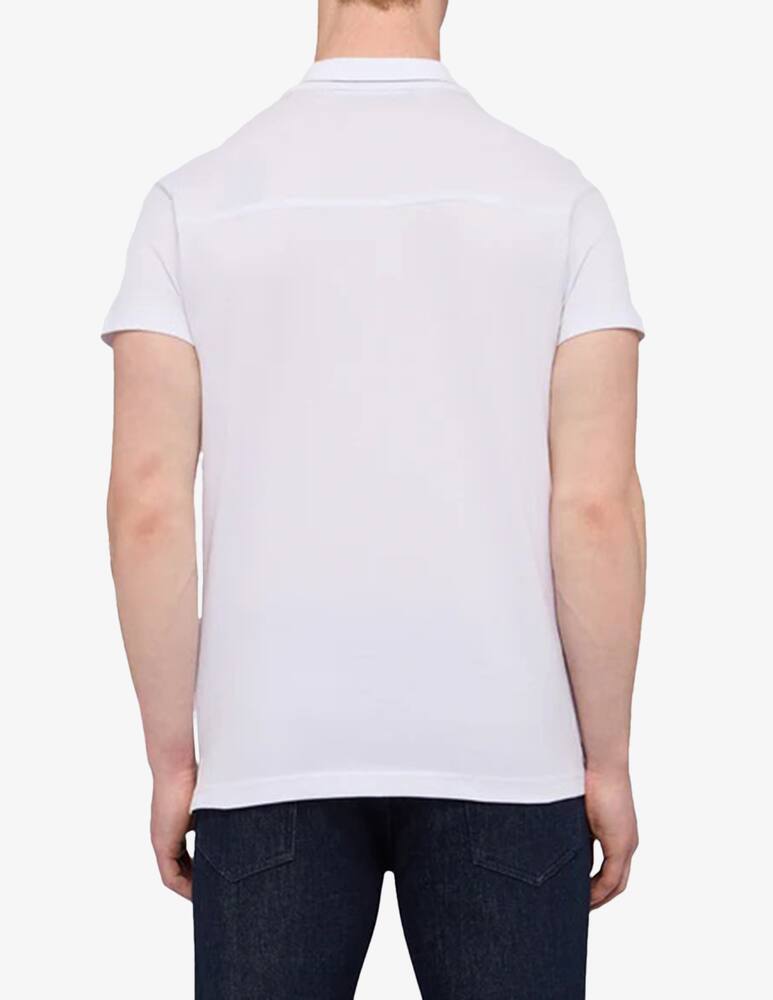rinascente Trussardi Piqué polo shirt with contrast collar