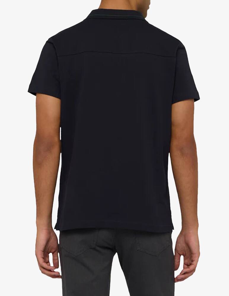 rinascente Trussardi Polo piquet righe collo