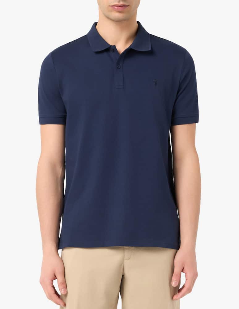 Trussardi Polo piquet stretch slim fit - immagine 1 Trussardi Polo piquet stretch slim fit - immagine 1