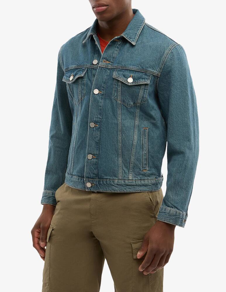 Trussardi Giacca trucker in jeans vintage - immagine 1