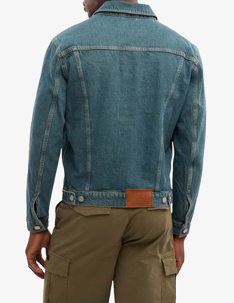 Trussardi Giacca trucker in jeans vintage - immagine 3