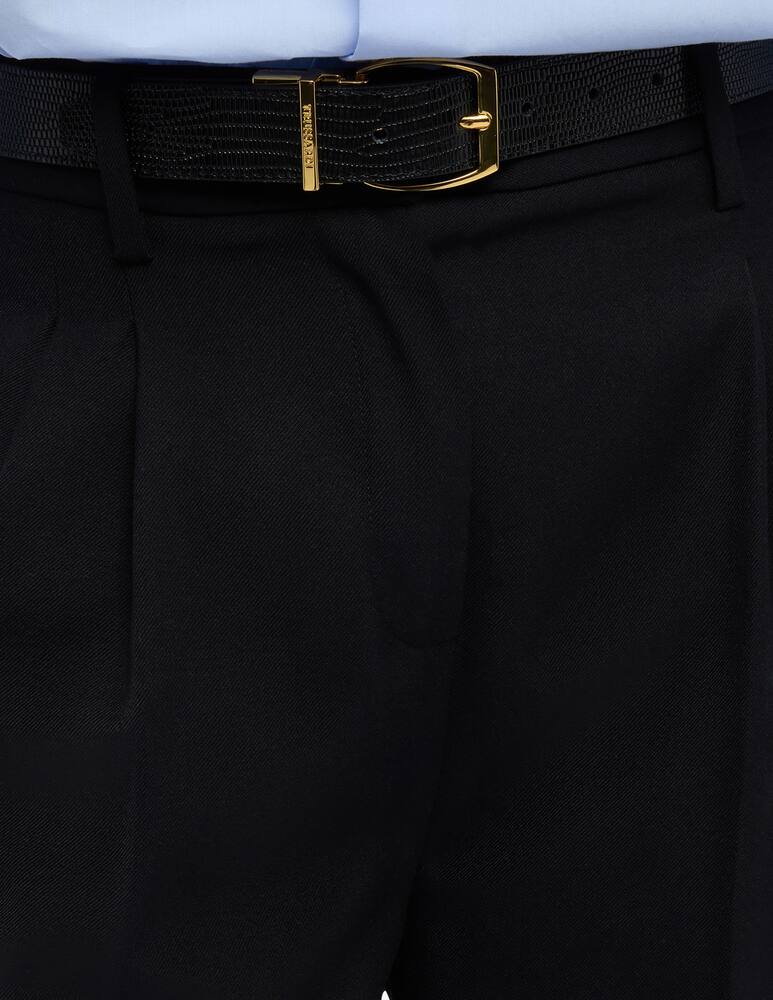 rinascente Trussardi Cintura reversibile in pelle