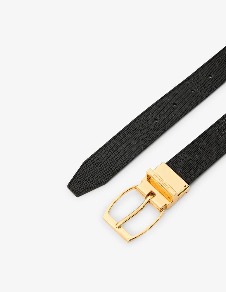 rinascente Trussardi Cintura reversibile in pelle