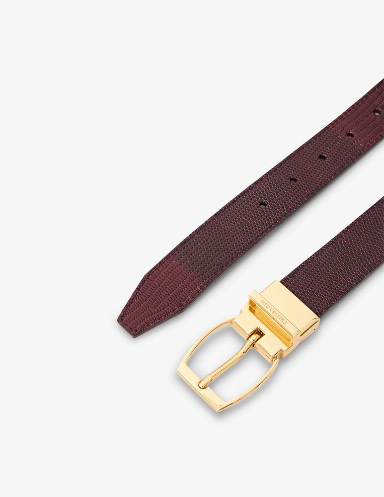 rinascente Trussardi Cintura reversibile in pelle