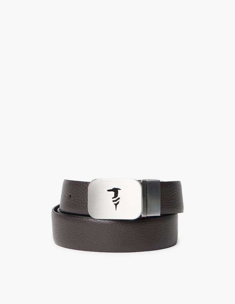rinascente Trussardi Reversible levriero buckle belt