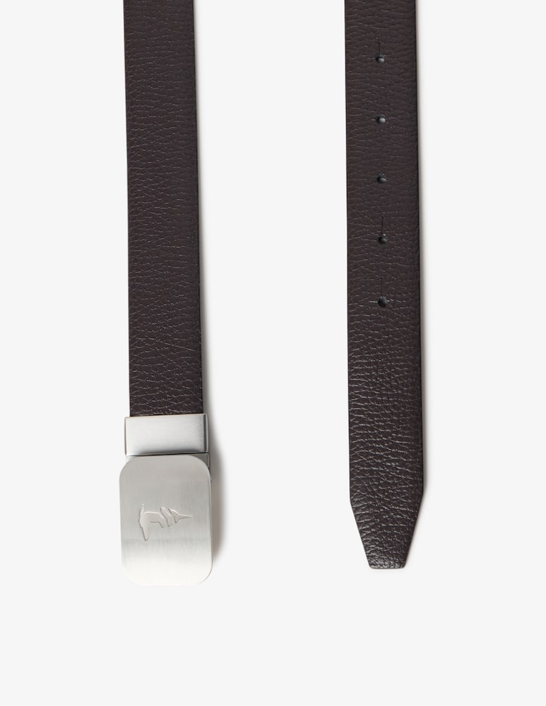 rinascente Trussardi Reversible levriero buckle belt
