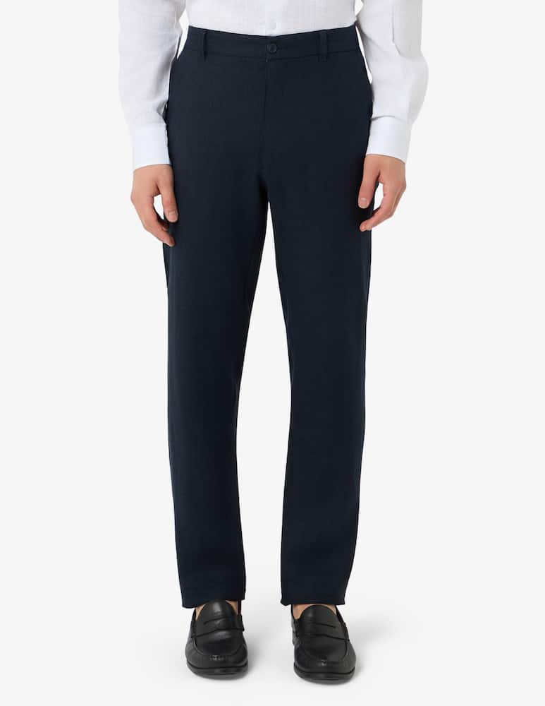 rinascente Trussardi Linen chino trousers