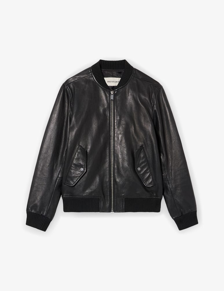 Trussardi Leather bomber jacket - picture 1 Trussardi Leather bomber jacket - picture 1