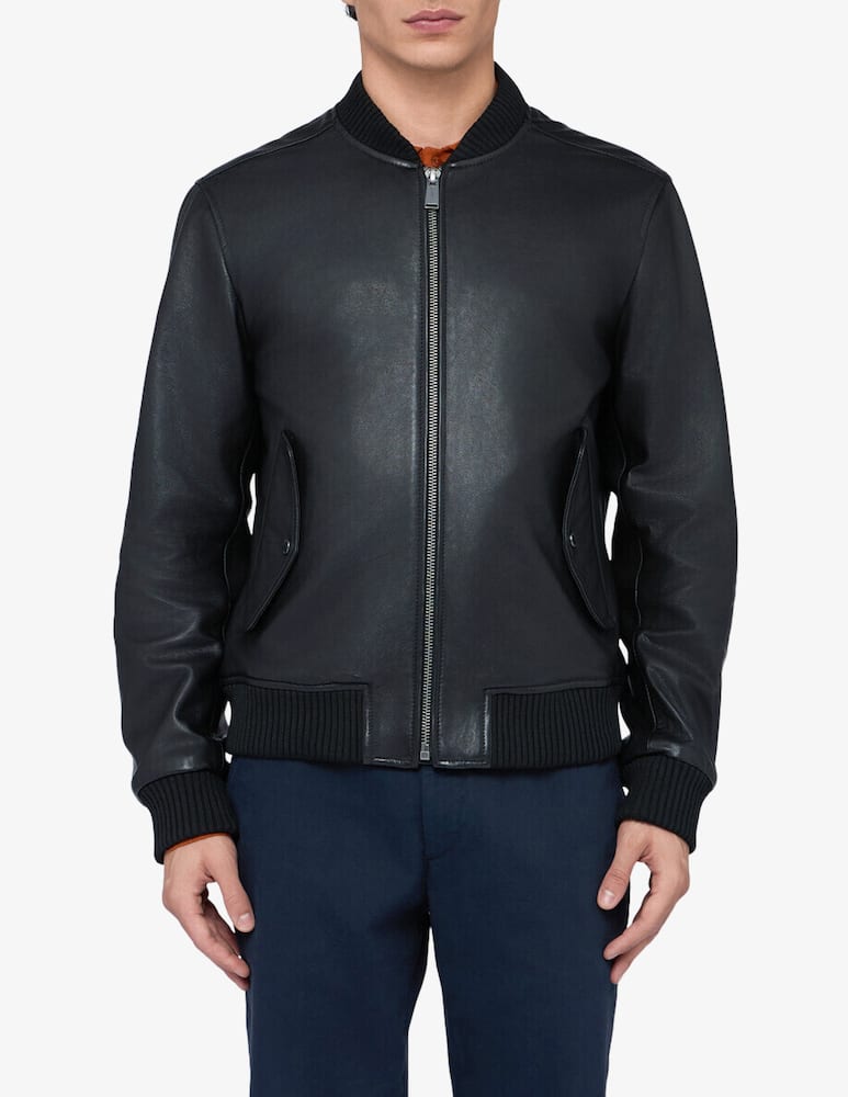 Trussardi Leather bomber jacket - picture 2 Trussardi Leather bomber jacket - picture 2