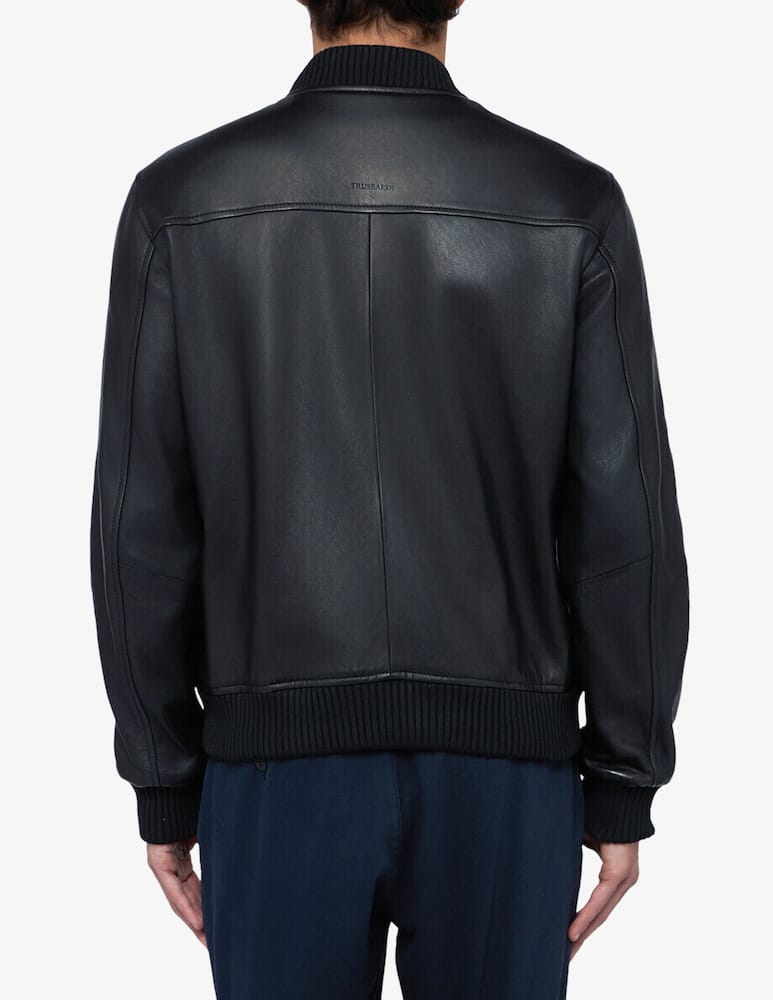 Trussardi Leather bomber jacket - picture 3 Trussardi Leather bomber jacket - picture 3