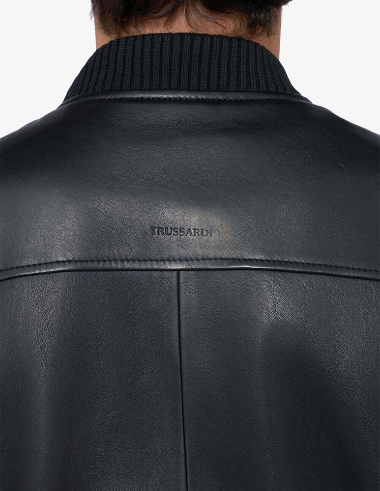 Trussardi Leather bomber jacket - picture 4 Trussardi Leather bomber jacket - picture 4