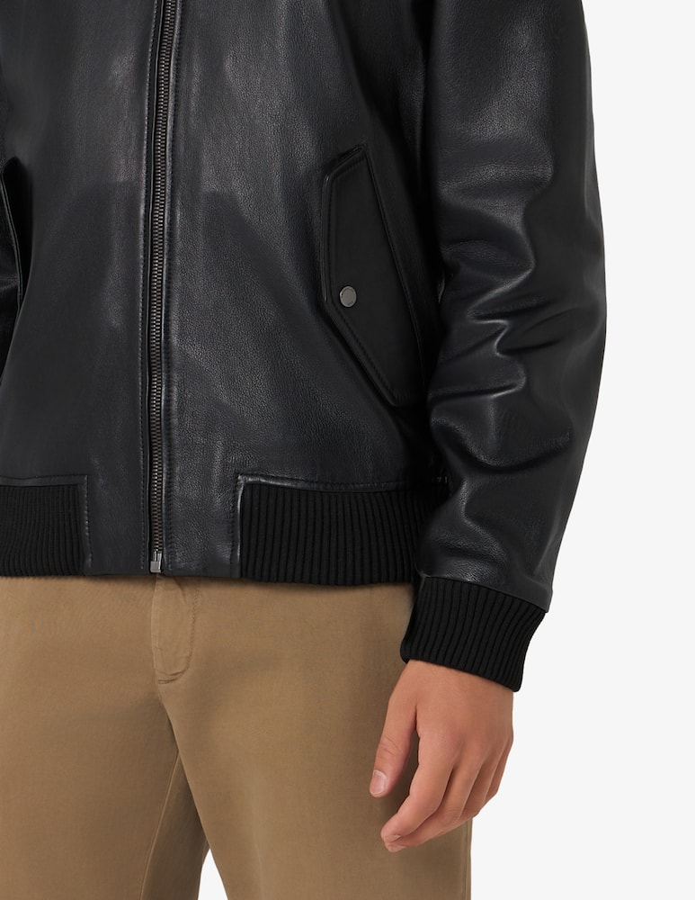 Trussardi Leather bomber jacket - picture 8 Trussardi Leather bomber jacket - picture 8