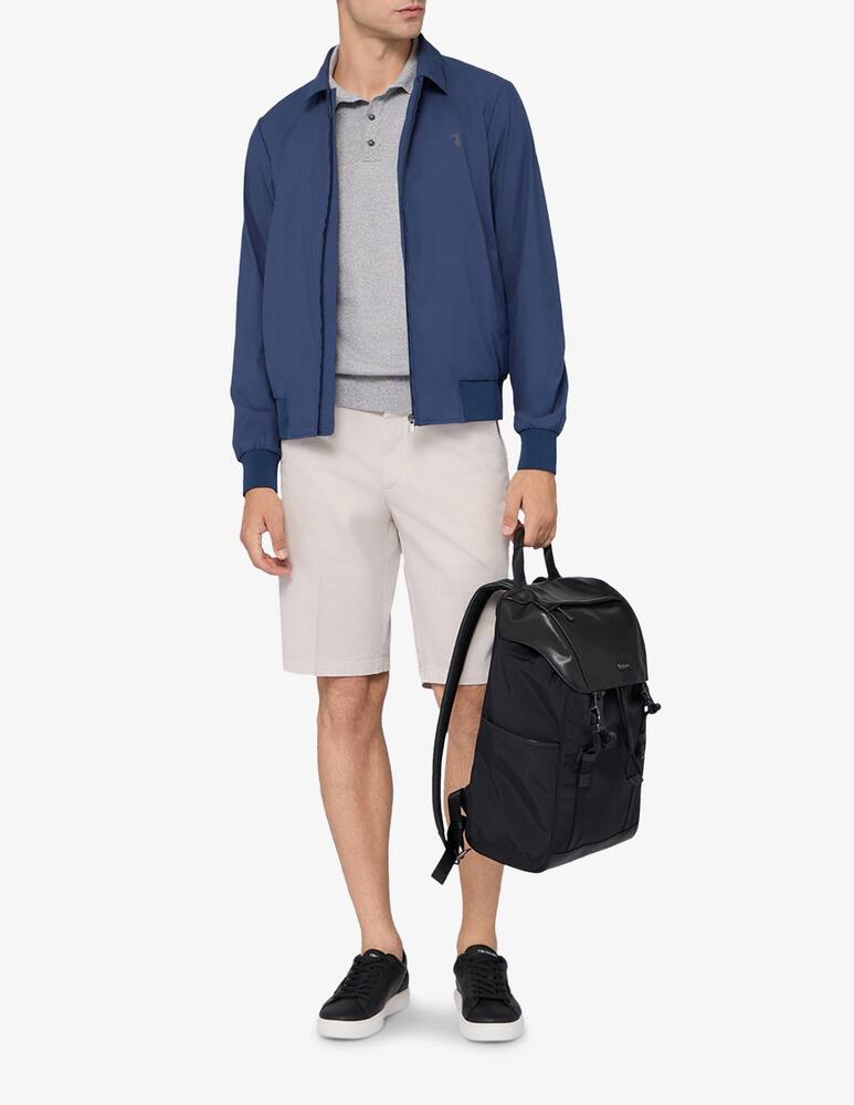 Trussardi Bermuda aviator slim fit in gabardina di cotone - immagine 2