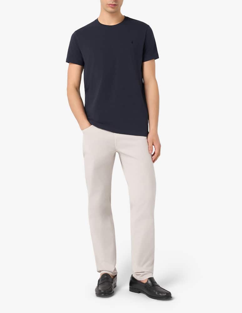 rinascente Trussardi Pantaloni 5 tasche slim gabardina