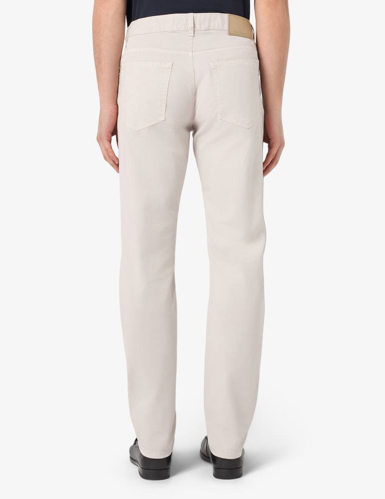 rinascente Trussardi Pantaloni 5 tasche slim gabardina