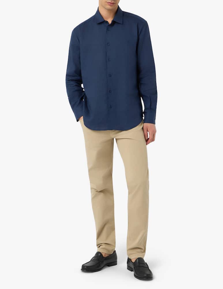 rinascente Trussardi Pantaloni 5 tasche in gabardina slim fit