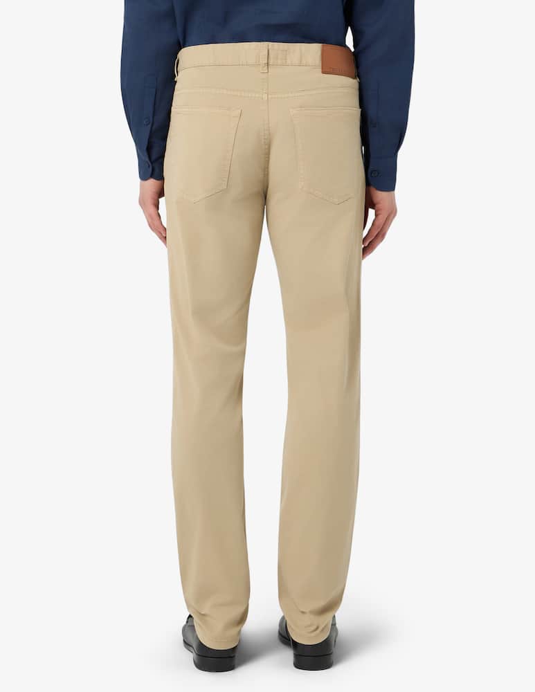 rinascente Trussardi Pantaloni 5 tasche in gabardina slim fit