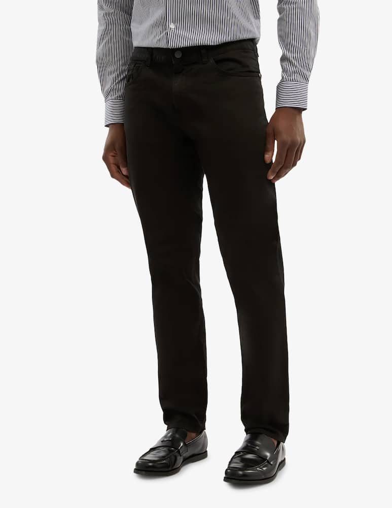 rinascente Trussardi Pantaloni 5 tasche slim fit in gabardina di cotone