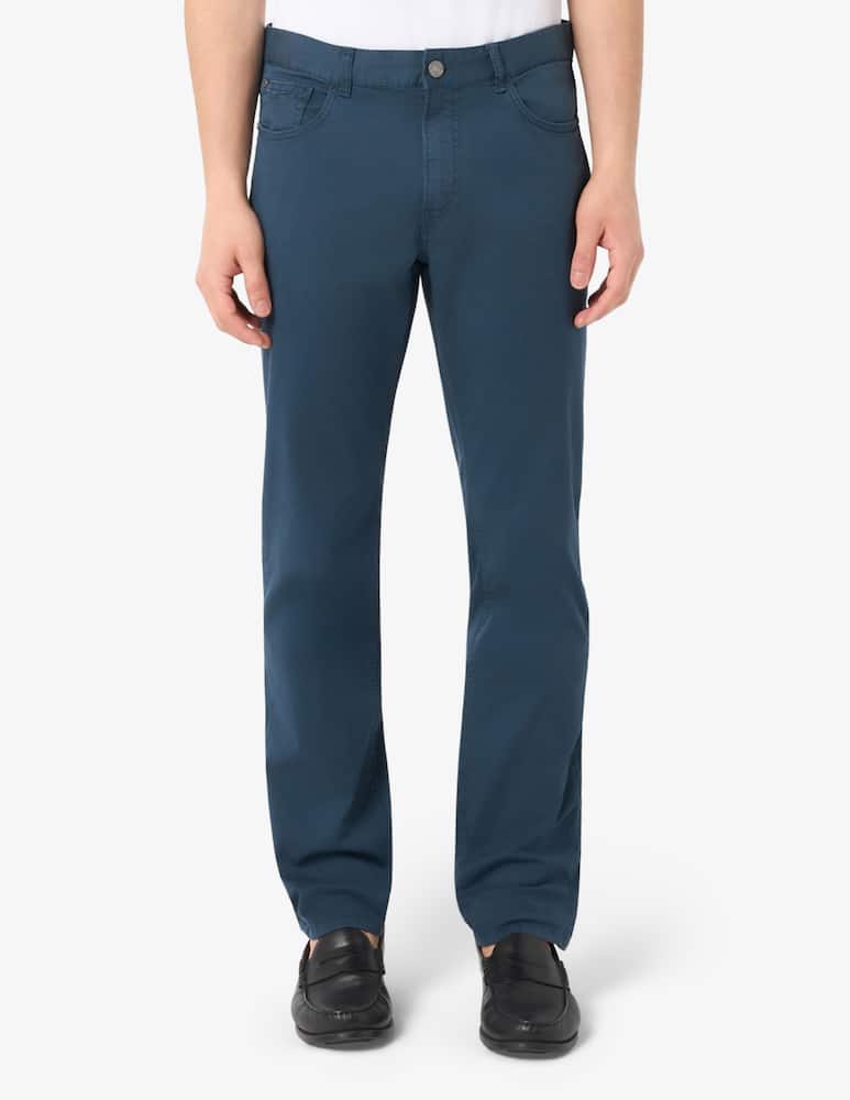 rinascente Trussardi Slim five pocket trousers