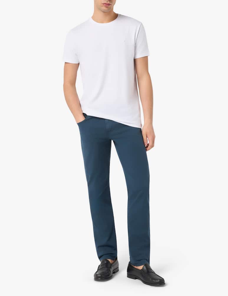 rinascente Trussardi Slim five pocket trousers