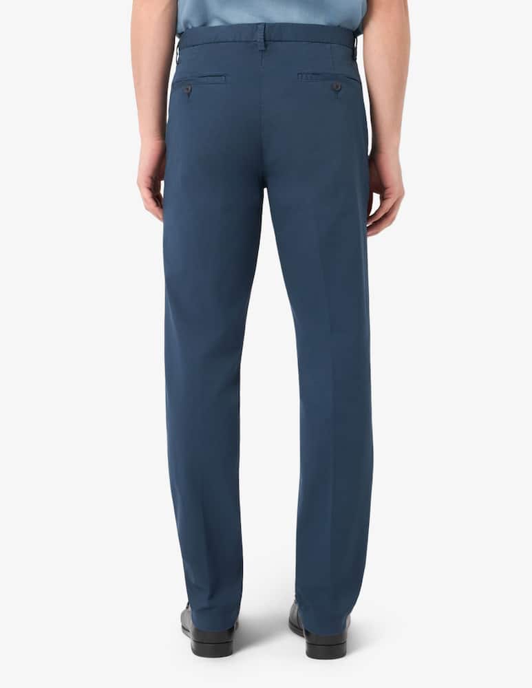 Trussardi Pantaloni chino slim fit aviator in gabardina - immagine 3 Trussardi Pantaloni chino slim fit aviator in gabardina - immagine 3