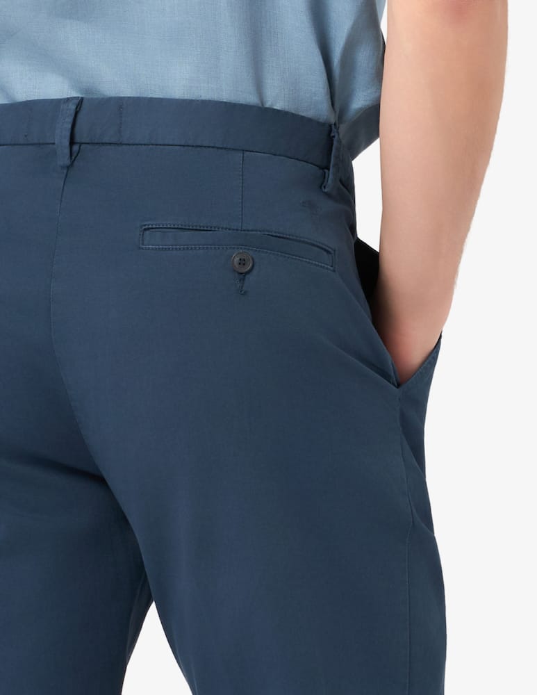 Trussardi Pantaloni chino slim fit aviator in gabardina - immagine 4 Trussardi Pantaloni chino slim fit aviator in gabardina - immagine 4