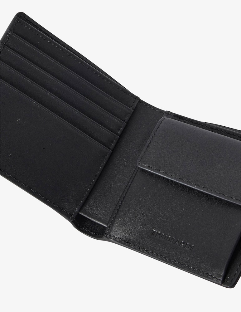 rinascente Trussardi Portafoglio bifold con portamonete