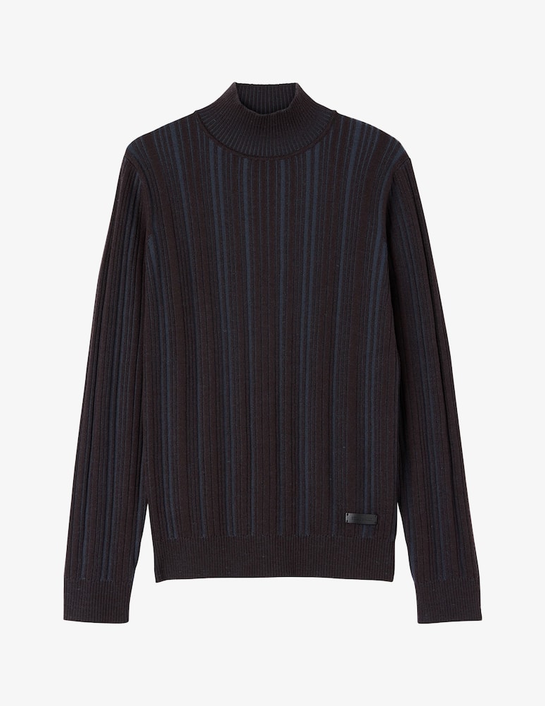 rinascente Trussardi Dolcevita a righe verticali