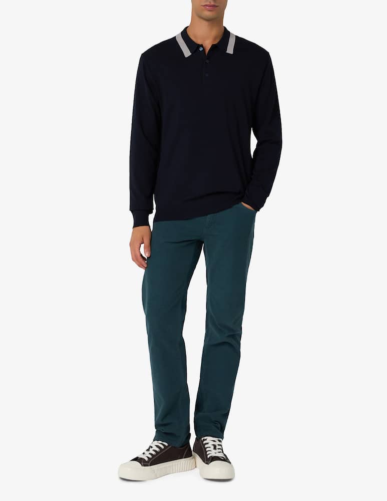 Trussardi Long sleeve polo shirt - picture 2 Trussardi Long sleeve polo shirt - picture 2