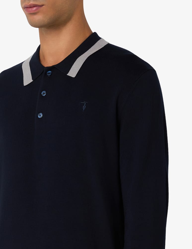 Trussardi Long sleeve polo shirt - picture 4 Trussardi Long sleeve polo shirt - picture 4